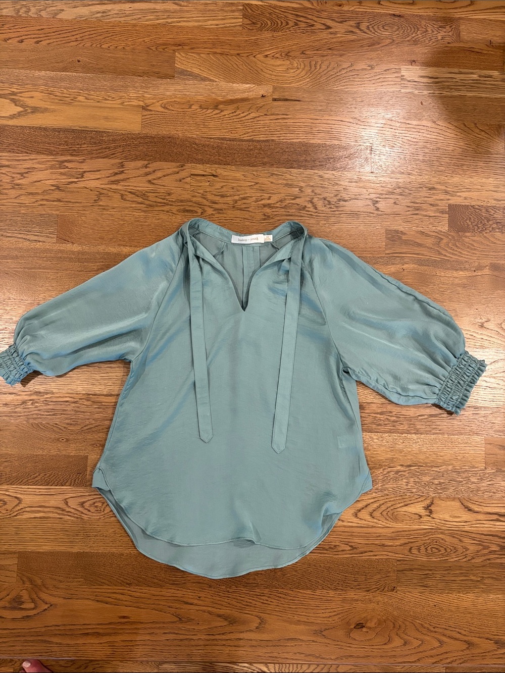 Anthropologie Bishop + Young Top XS Mint Green Excellent Worn Once!